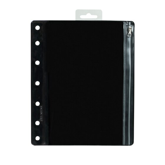 ColourHide Bindermate A4 Pencil Case – Black, Zippable