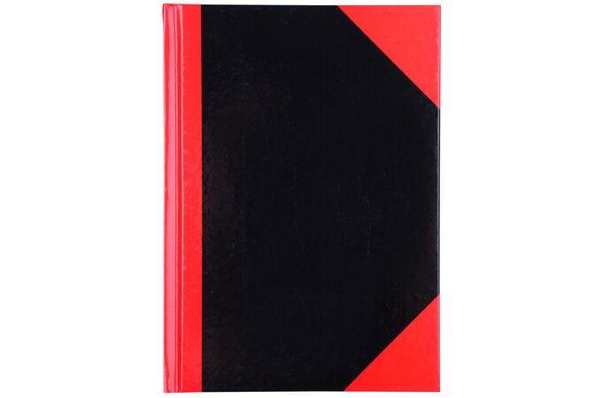 CUMBERLAND RED & BLACK NOTEBOOK GLOSS A5 100 LEAF | NOTEBOOKS | ACCO ...