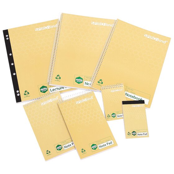 Marbig Pocket Notebook – 96 Pages, 100% Recycled Paper