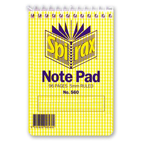 SPIRAX 560 Pocket Notebook – 112 × 77 mm, 96 Pages, Top-Spiral, Lays Flat