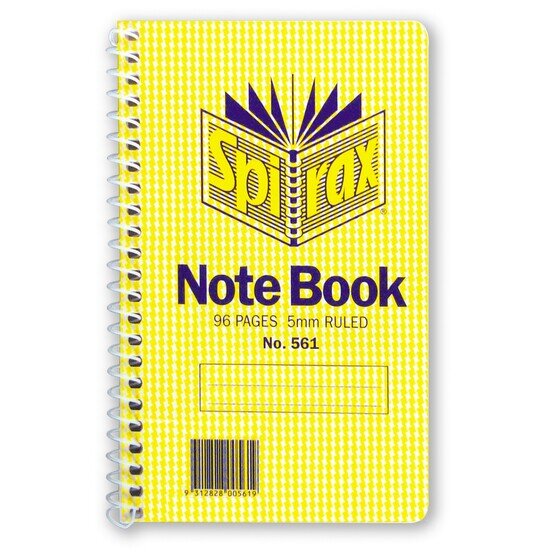 Spirax 561 Pocket Notebook – 147×87mm, 96 Pages, 5mm Ruled