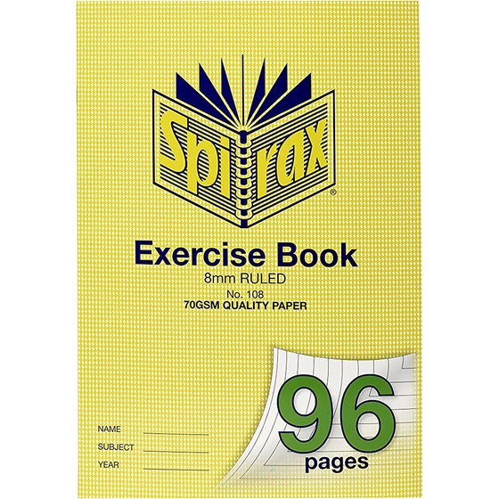 SPIRAX PP Graph Book A4 96 Pages 10mm Grid