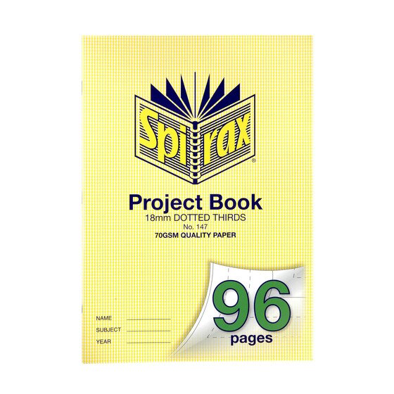 SPIRAX Project Book A4 96 Pages 18mm Dotted Thirds | Houndstooth Cover