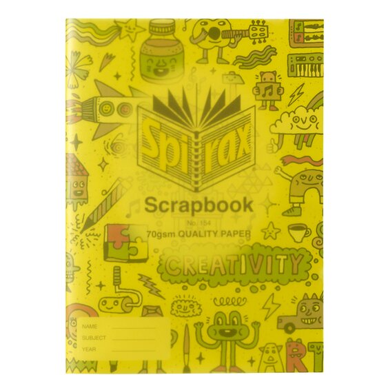 Spirax 154 Scrapbook 335 x 240mm – 64 Pages, 70gsm Paper, Polypropylene Cover