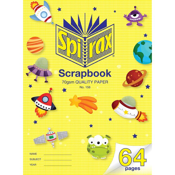 Spirax Scrapbook – 70gsm 64-Page, 335 x 240mm, Cardboard Cover
