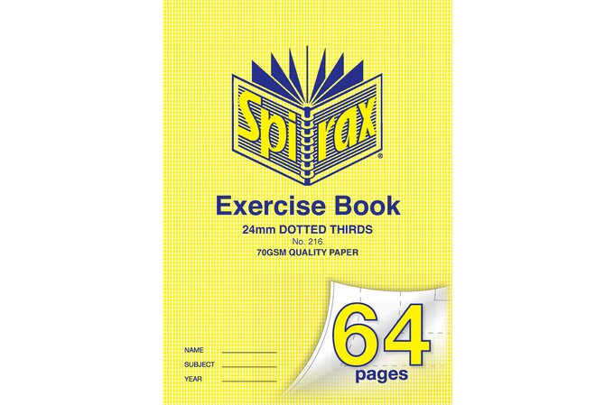 SPIRAX 216 EXERCISE BOOK A4 24MM DT 64PAGE | EXERCISE BOOKS | ACCO Partner