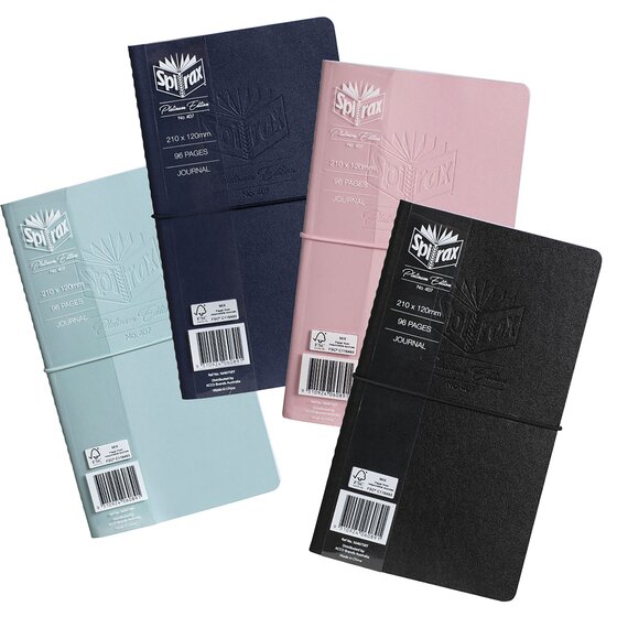 Spirax Platinum Journal 120 x 210mm – Stitchbound with Elastic Closure (96 Pages)