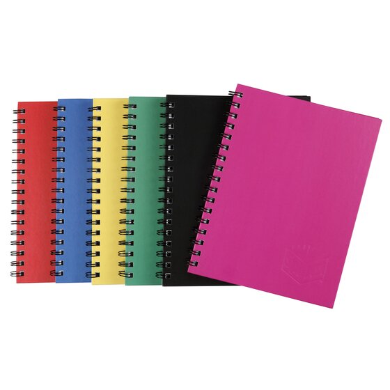 Spirax 511 Hard Cover Book 225 x 175mm, 200 Pages, Assorted Colours