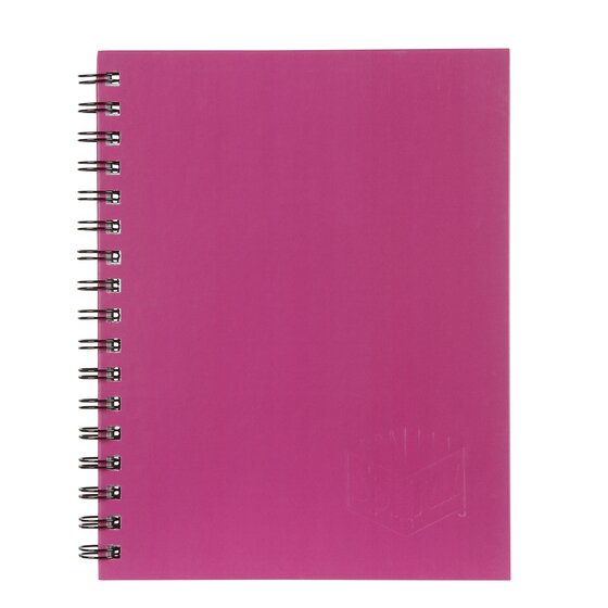 SPIRAX 511 Hard Cover Book – Pink | 200 Pages, 7mm Ruled, Spiral Bound