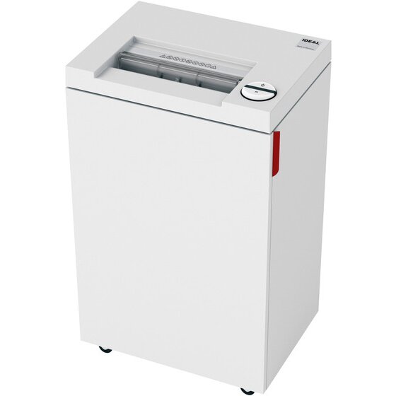 IDEAL 2465 Cross-Cut Shredder – 2×15mm | Wooden Cabinet on Castors | Made in Germany