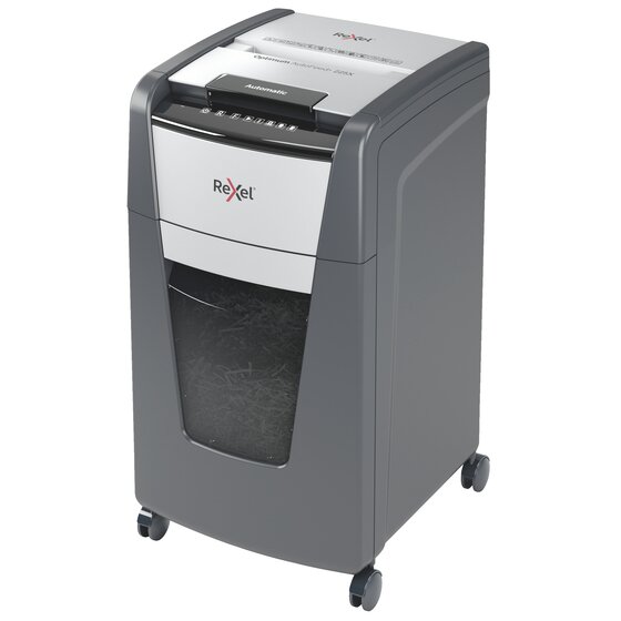 Rexel Optimum AutoFeed+ 225X Cross-Cut Shredder – 750 Sheets, Auto Jam Reverse