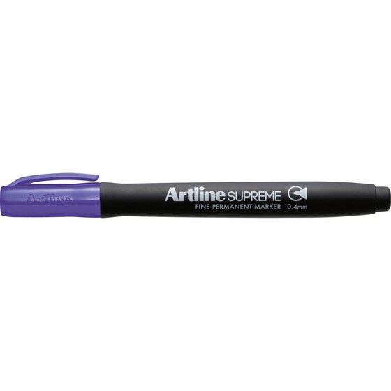 Artline Supreme Permanent Marker 0.4mm Fine Nib – Purple