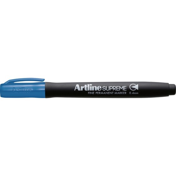 Artline Supreme Permanent Marker – 0.4mm Fine Nib – Royal Blue