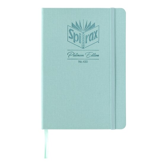 Spirax Platinum A5 Linen-Look Journal – Sage