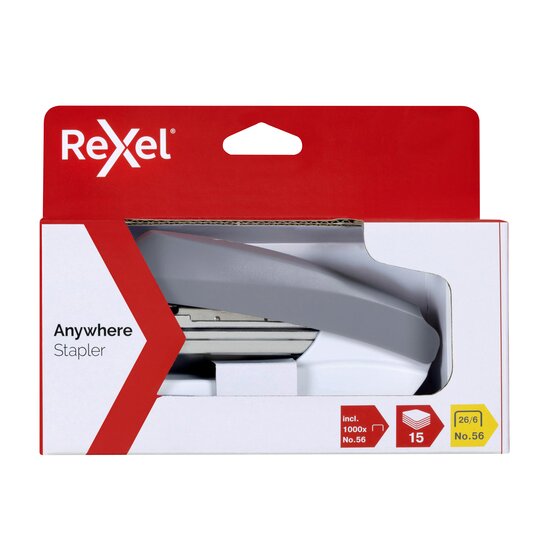 Rexel Anywhere Half-Strip Stapler – Grey (210815G)