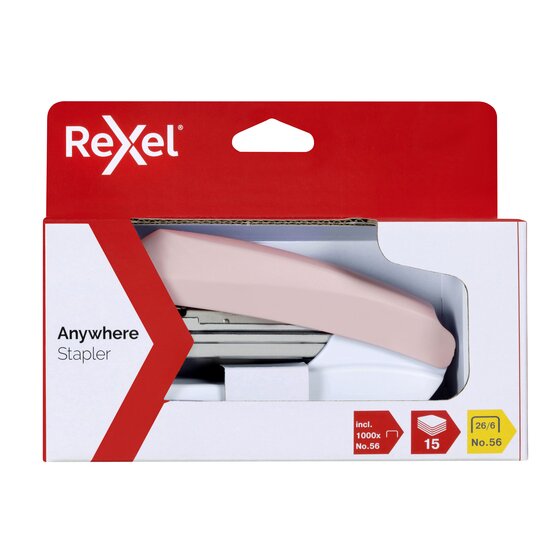 Rexel Stapler AnyWhere HS Blush