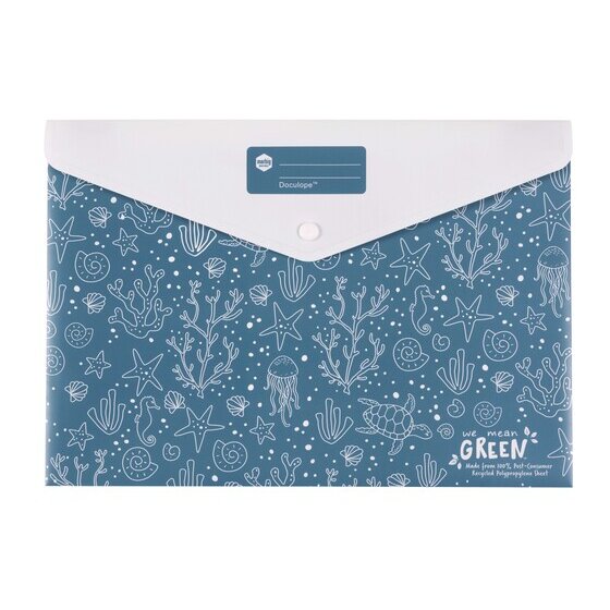 Marbig Enviro A4 Document Wallet – Assorted Colours | We Mean Green Eco-Friendly Range