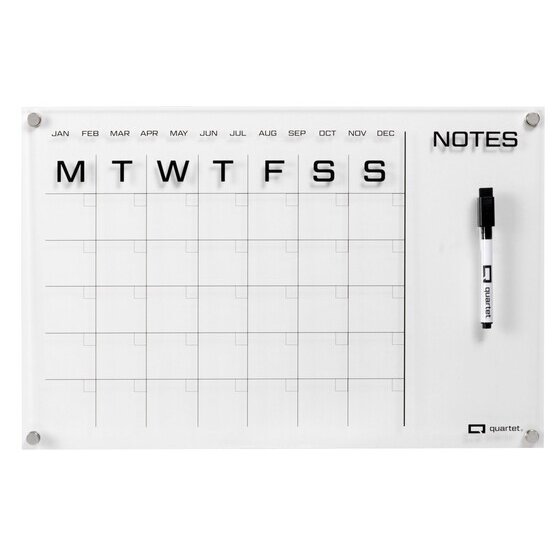Quartet Magnetic Acrylic Board – 430 × 280 mm