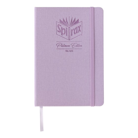 Spirax Platinum A5 Linen-Look Journal – Iris