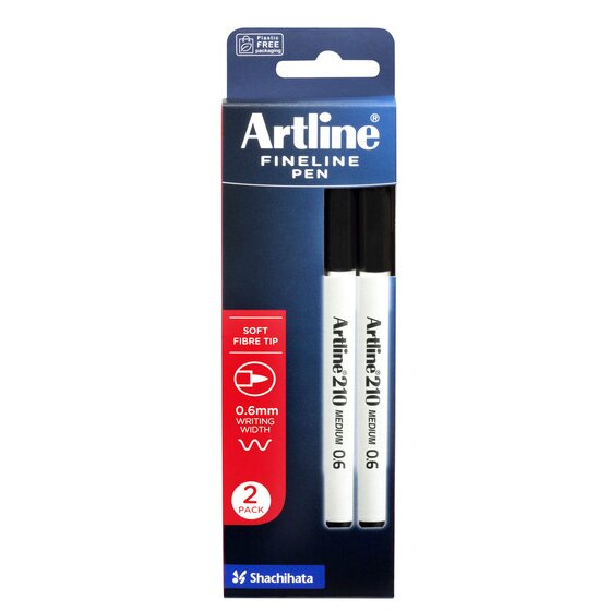 Artline 210 Fineliner Pen – Black