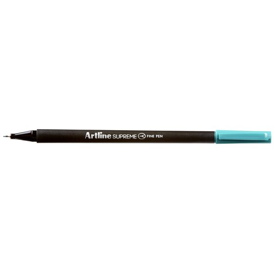 Artline Supreme Fineline Pen 0.4mm – Turquoise | Water-Based Ink, No Bleed-Through