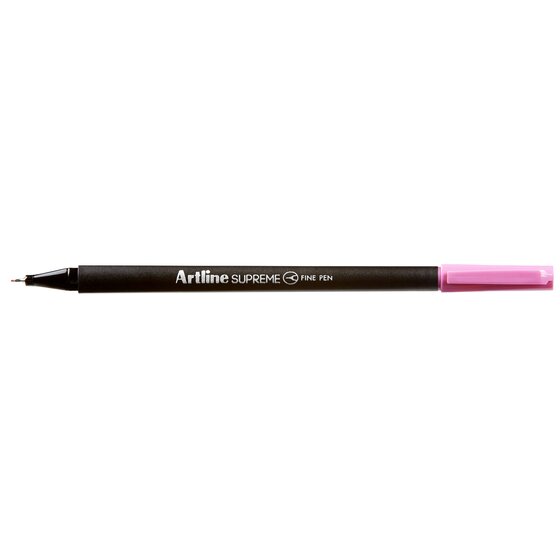 Artline Supreme Fineliner Pen 0.4mm Pink – Water-Based Ink, No Bleed-Through