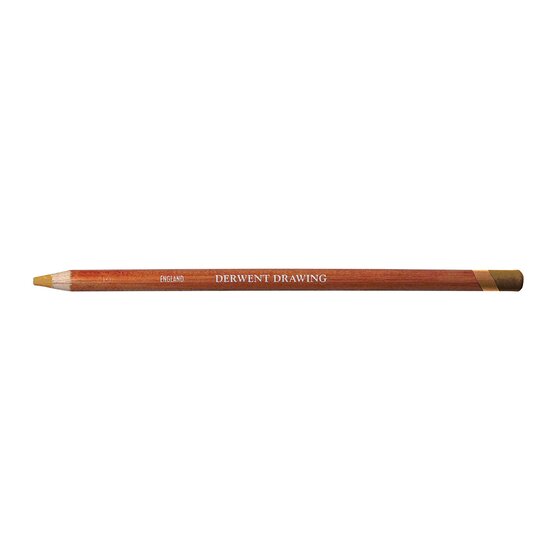Derwent Drawing Pencil – Brown Ochre 57 | Soft Creamy Lead for Wildlife & Portrait Work