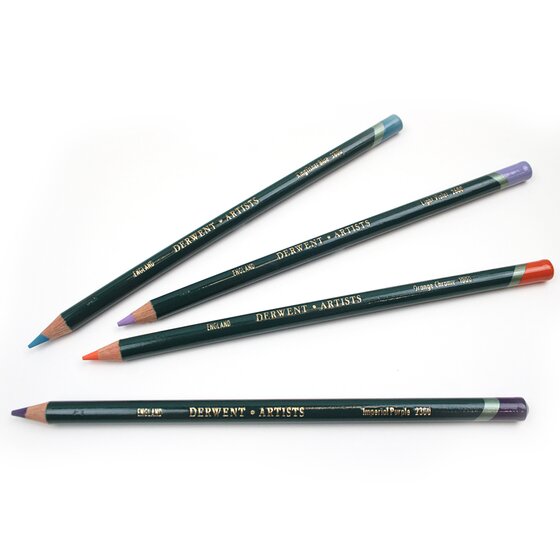 Derwent Artists Pencil – Moss Green 5110 | Round Barrel Colour-Grade Drawing Pencil