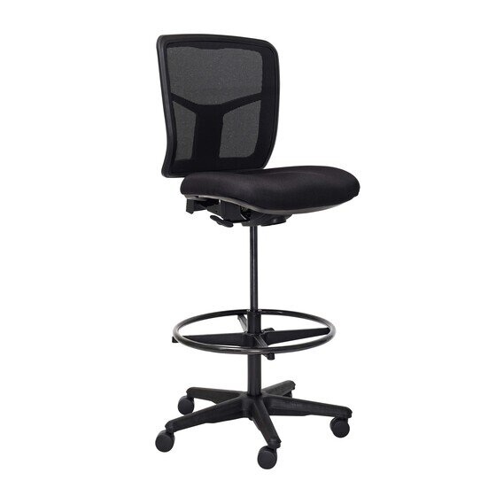 Mondo Tivoli Drafting Chair – Mesh Back, Foot Ring, High-Seat Ergonomic