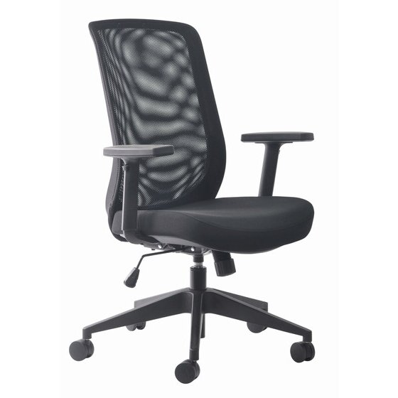Mondo Gene Mesh Back Office Chair – Adjustable, Sturdy Task Chair in Your Choice of Colour