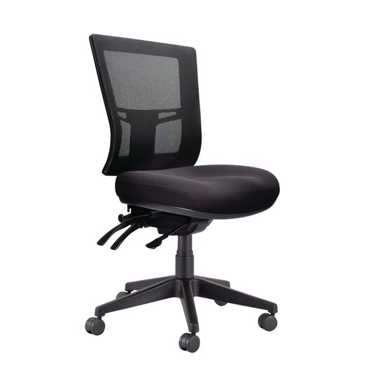 Buro Metro II 24/7 Task Chair – Fine Mesh Back, Elastic Knit Seat, Nylon Base