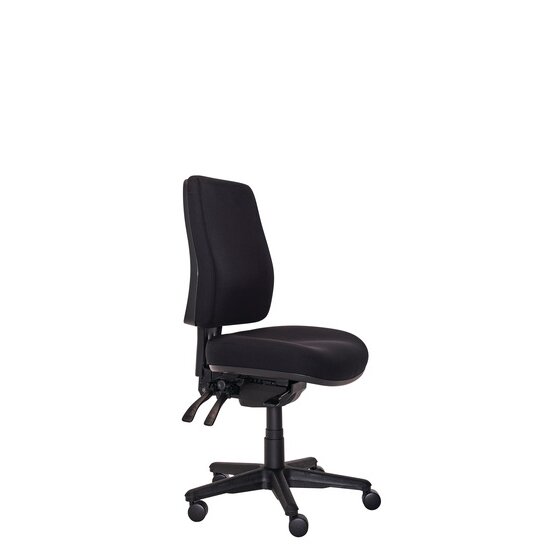Buro Roma 3 Lever High Back Office Chair – Black Fabric