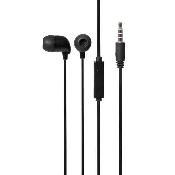 Kensington In-Ear Headphones with Microphone – Black