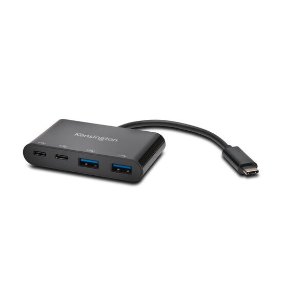 Kensington CH1000 USB-C 4-Port Hub – Black