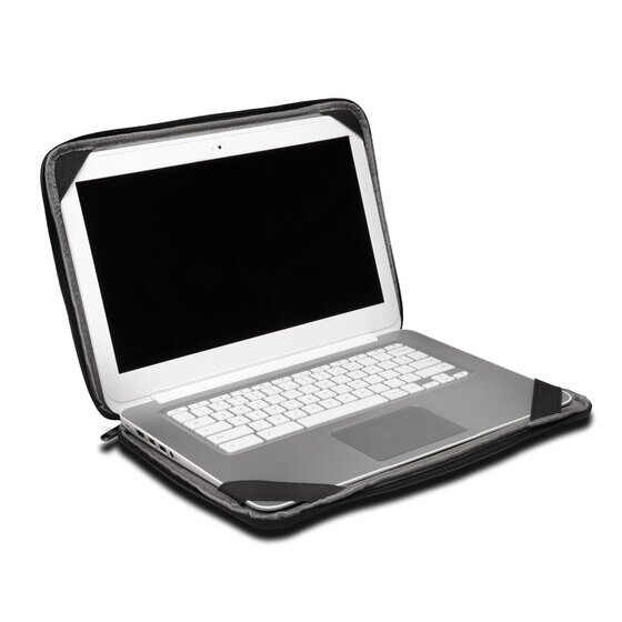 Kensington LS440 14.4" Laptop Sleeve – Black | Plush-Lined, Form-Fitting