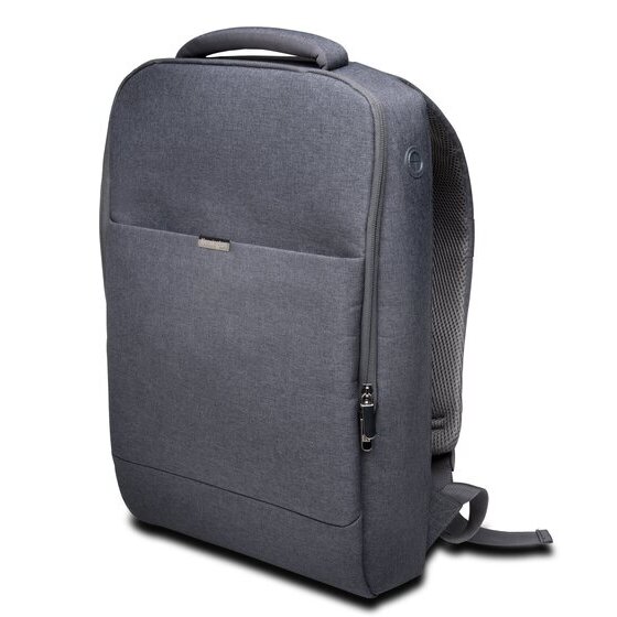 Kensington LM150 15.6" Laptop Backpack – Grey | Padded Laptop + Tablet Pockets