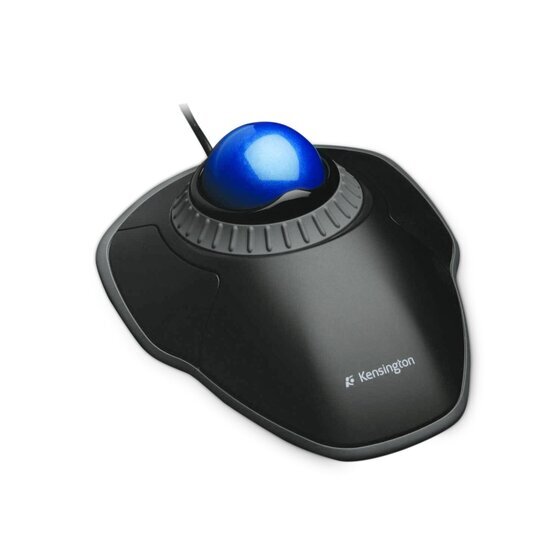 Kensington Orbit Wired Trackball – Award-Winning Scroll Ring for Left or Right-Handed Use
