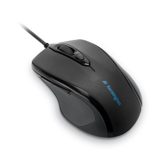 Kensington Pro Fit Wired Mid-Size Mouse – Right-Handed, USB Plug-and-Play