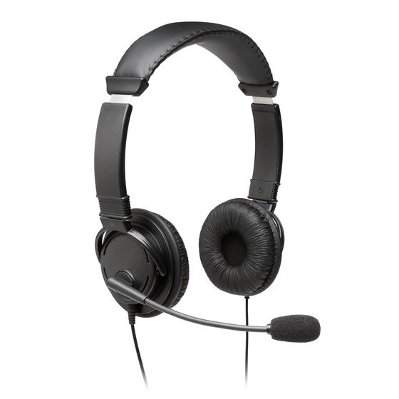 Kensington Hi-Fi Headphones with Microphone – Plug-and-Play for Windows, Mac & Chromebook