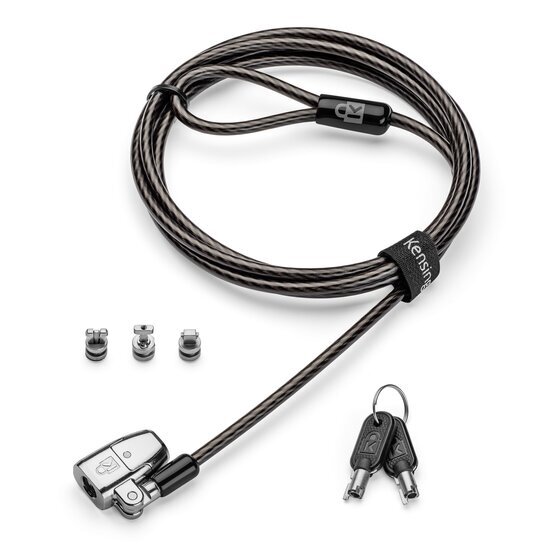 Kensington ClickSafe 2.0 Laptop Lock – T-Bar, Nano & Wedge Slot | Keyed Security Cable