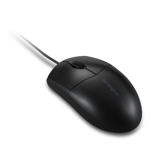 Kensington Pro Fit Washable Wired Mouse – Ambidextrous, 1,600 DPI, Rugged & Easy to Clean