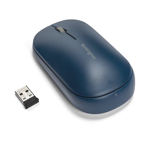 Kensington SureTrack 2.0 Bluetooth Mouse – Blue, Ambidextrous, Glass-Ready (TOG Sensor)