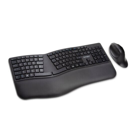 Kensington Dual Wireless Ergo Desktop Set – Black