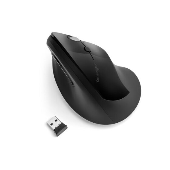 Kensington Pro Fit Ergo Vertical Wireless Mouse – Black