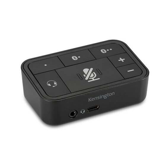 Kensington Universal 3-in-1 Pro Audio Headset Switch – Bluetooth, USB-C, USB-A & 3.5mm