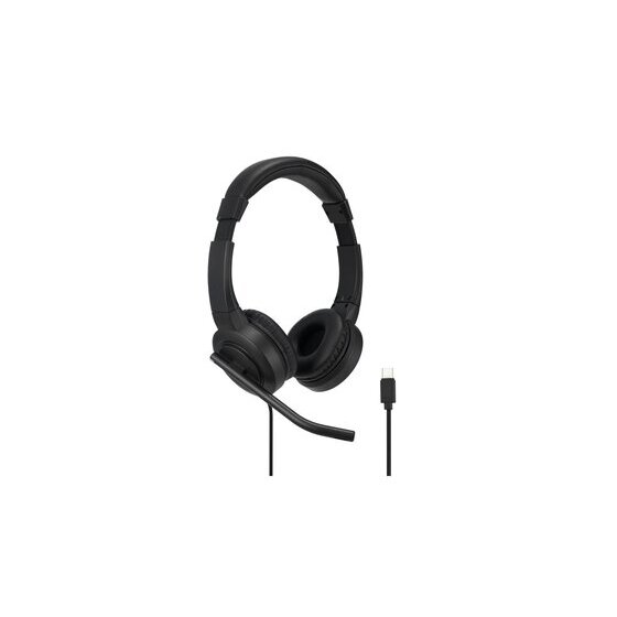 Kensington H1000 USB-C On-Ear Headset – Plug-and-Play for Teams & Zoom Calls