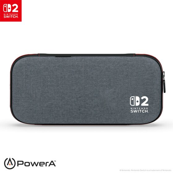 PowerA Slim Case for Nintendo Switch 2 – Dark Heather Grey