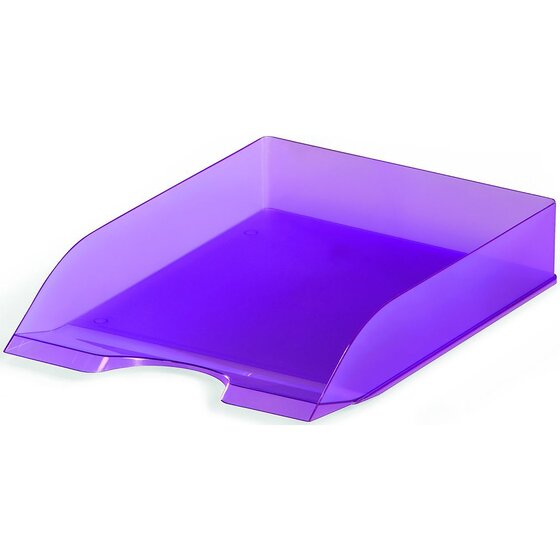 Durable Ice Letter Tray – Ice Purple | A4 to C4 Document Storage