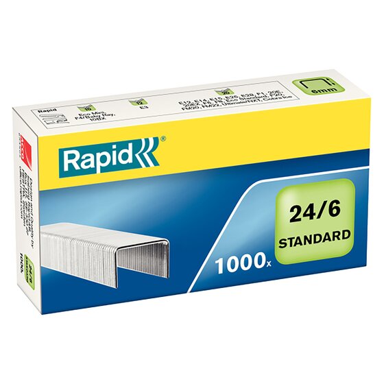 Rapid 24/6mm Strong Staples – Box of 1,000 (0173205)