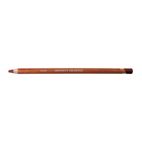 Derwent Drawing Pencil – Venetian Red 63 | Soft Creamy Lead for Wildlife & Portrait Work